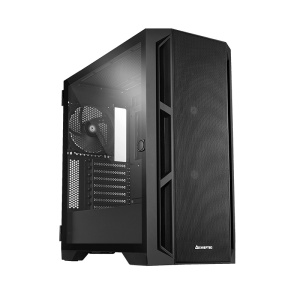 CARCASA Chieftec "APEX", Tower, ATX, fara sursa, 3xfan, USB 3.2 gen 2 Type-Cx2, USB 3.2 gen 1x2, USB 2.0x1, audio,mic,PSU shroud,7 sloturi expansiune, ARGB,negru, "GA-01B-M-OP"
