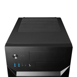 CARCASA CHIEFTEC, Mini Tower, mATX, "GAMING CUBE 02", fara sursa, USB 3.0 x 2, Jack 3.5mm x 2, mesh, "CI-02B-OP" - 5
