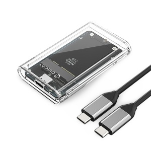 Carcasa Rack SSD mSATA, Orico, USB-C 3.2 Gen1, 5Gbps, Transparent - Img 2