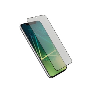 Folie Sticla Protectie Anti-Spy iPhone 12/12 Pro, Prio Japanese Privacy Glass, 3D Full Glue 9H, Rama Antisoc
