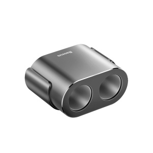 Incarcator Auto Baseus Dual Port, 2 x Priza Bricheta 80W, Negru - Img 3