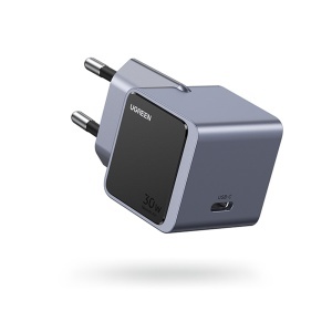Incarcator Retea 30W, Ugreen Nexode S X503, GaN Fast Charge, 1x USB-C, PD3.0, QC4.0+, Space Gray - Img 3