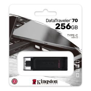 KS USB 256GB DATATRAVELER 70 USB-C 3.2 "DT70/256GB"  - 1