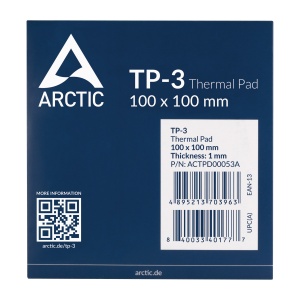 Pad Termic Arctic TP-3 Performance, 1x 100x100mm, Grosime 1mm, -40~150°C, 3.4g/cm³ - Img 3