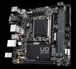 PLACA de BAZA Gigabyte "H610I DDR4", skt LGA 1700, mini ITX, Intel H610, 2 x DDR4, max. 64 GB, 4 x SATA, 1 x M.2, 7.1, "H610I DDR4" - 3