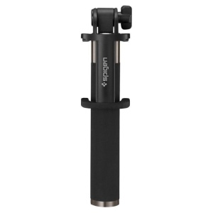 Selfie Stick Wireless, Spigen S530W, Autonomie Baterie 20h, Dimensiune 23-77cm, Negru