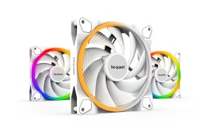 Set 3x Ventilator Be Quiet! Light Wings Alb140mm, 2200 rpm, Rifle Bearing, 4 Pini PWM, Led ARGB, BL103