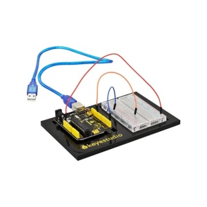 Set Placa Dezvoltare ATmega328P-PU Uno V4.0, Breadboard, Placa Montare Metalica, Fire Jumper, Cablu USB, Compatibil cu Arduino - Img 5