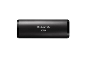 SSD. extern ADATA  SE760, 256GB, 2.5 inch, USB 3.2 Type-C, R/W: 1000/800 MB/s, negru, "ASE760-256GU32G2BK"  - 1