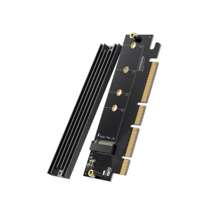 Adaptor PCIe 4.0x16 la M.2 NVMe, Ugreen CM465, 64 Gbps, Negru - Img 1