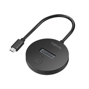 ADAPTOR USB LOGILINK, M.2 NVMe (PCIe) / SATA (NGFF) la USB 3.2 Gen 2, viteza max 10 Gb/s, negru "QP0032"   - 3