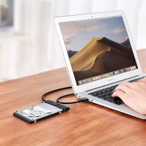 Adaptor USB Type-C la SATA pentru HDD/SSD 2.5 inch, Ugreen CM321, 5 Gbps, SATA 7+15 pini, Negru - Img 6