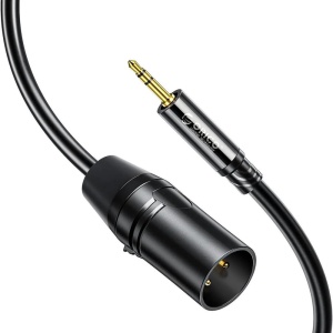 Cablu Audio, Orico AXKF-50, Jack 3.5mm Tata la XLR Mama, 5m, Negru - Img 2