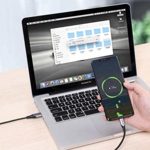 Cablu de Date Vention, USB la USB Type-C, 5A, 480 Mbps, 0.5/1/1.5/2m, Negru - Img 3