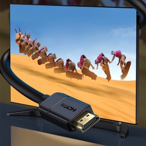 Cablu HDMI 2.0, Baseus CAKGQ, 4K 60Hz, 3D, HDR, 18 Gbps, 1/2/3/5/8 m, Negru - Img 7