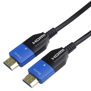 Cablu HDMI 2.1 (T) la HDMI 2.1 (T), Fibra Optica AOC, Ultra High Speed 48 Gbps, Basekit, 8K@60Hz, 4K@120Hz, Activ