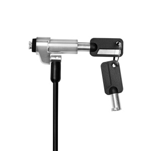 CABLU securitate LOGILINK pt. notebook, slot nano, 2 chei standard, 1.8m, cablu aliaj-zinc, permite pivotant si rotire, "NBS013"  - 3