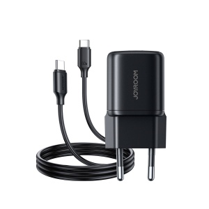 Incarcator Retea, Joyroom, 33W, 1x USB Type-C, 1x USB-A + Cablu USB-C la USB-C, 60W, 1m, Negru - Img 2