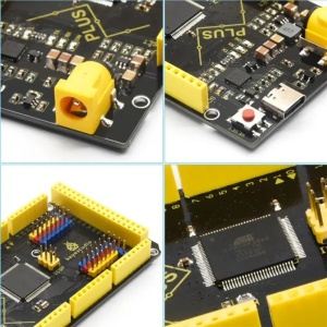 Placa Dezvoltare ATmega2560-16AU, Keyestudio Mega Plus, Compatibila cu Arduino, Negru - Img 5