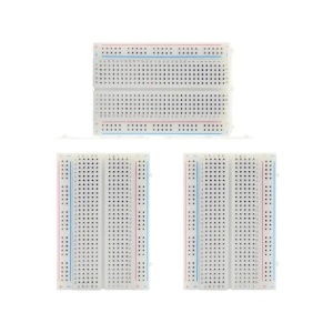 Set 3 Breadboard, Keyestudio, 400 Puncte, Suport Circuit, Alb - Img 2