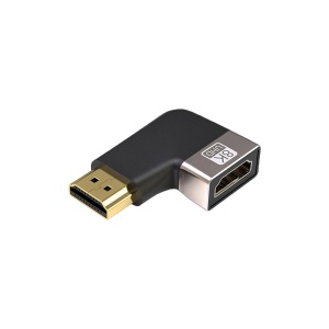 Adaptor HDMI Mama la HDMI Tata, Basekit, 8k@60Hz, 4k@120Hz, 270 Grade, Conectori Auriti, Argintiu - Img 2