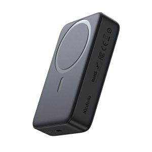 Baterie Externa Wireless 20000mAh, 20W, McDodo 5021, Senzor NTC, Indicator LED, Negru