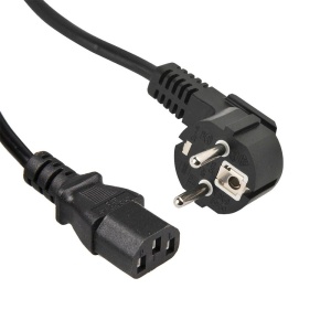 Cablu Alimentare Basekit Euro la IEC 320 C13, 230V, 2 Metri, Negru - Img 4