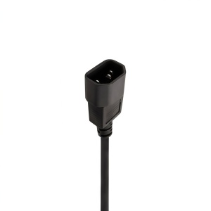 Cablu Alimentare C14 la C15, Basekit, 3 Metri, Negru - Img 2