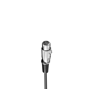 Cablu Audio XLR Tata la XLR Mama, Basekit, 2 Metri, Negru - Img 2