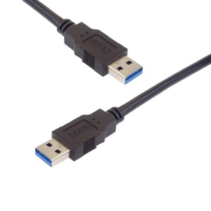 Cablu de Date USB-A 3.0 5Gbps, Tata-Tata, Basekit, Ecranat, Negru, 1/2/3 m - Img 5