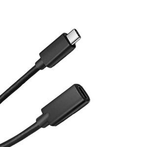 Cablu Extender USB-C 3.2 Gen1 5Gbps Tata - Mama, Incarcare PD 60W, Basekit KU31MF, Ecranat, Negru, 0.5/1/2/3 m - Img 3