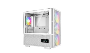 CARCASA DeepCool "CH560 DIGITAL WH", Middle Tower, ATX, fara sursa, sticla securizata,4 ventilatoare incluse,iluminare RGB, alb, USB 3.2 gen 1 x 1, USB Type-C x 1,Jack 3.5mm "R-CH560-WHAPE4D-G-1 " - 2