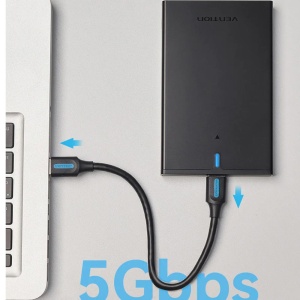 Carcasa Rack pentru Hard Disk SATA 2,5 inch, Vention, Micro USB-B, Negru - Img 3