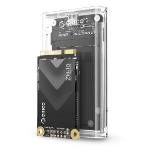 Carcasa Rack SSD mSATA, Orico, USB-C 3.2 Gen1, 5Gbps, Transparent - Img 4