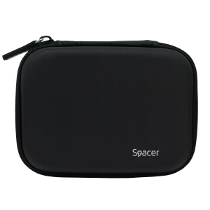 HUSA SPACER, pt HDD, buzunar intern plasa, negru, "SPHD-001" - 3