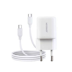 Incarcator Retea, Joyroom, 33W, 1x USB Type-C, 1x USB-A + Cablu USB-C la USB-C, 60W, 1m, Alb - Img 2