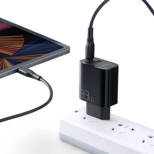 Incarcator Retea, McDodo 0921, 1x USB-C, 1x USB-A, Fast Charge, 33W, Negru - Img 4