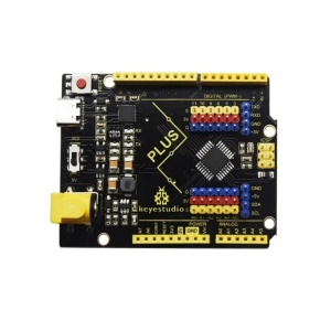 Placa Dezvoltare Conectare USB-C ATmega328P, Keyestudio Uno Plus, Compatibila cu Arduino, Negru - Img 1