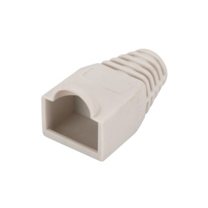 Set 10x Conectori RJ45 cu Manson Protectie, Gri - Img 4