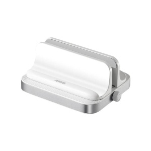 Suport Vertical Portabil pentru Laptop 10-40 mm Grosime, Joyroom, Alb - Img 1