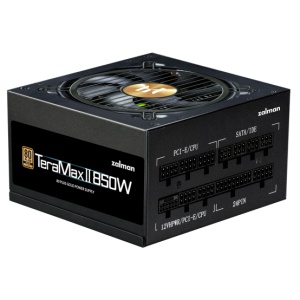 SURSA Zalman "TMX2", 850W,  certificare 80 Plus Gold, full modular,  fan 120mm, negru, "ZM850-TMX2" (timbru verde 2 lei) - 2