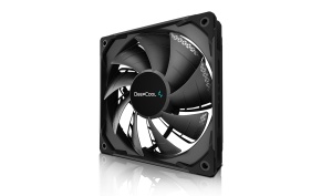 VENTILATOR DEEPCOOL PC TF120S BLACK, 120x120x25 mm, 1500rpm, control PWM, fara LED, 1 ventilator, 4-pin PWM, negru, "DP-GS-H12FDB-TF120S-BK"