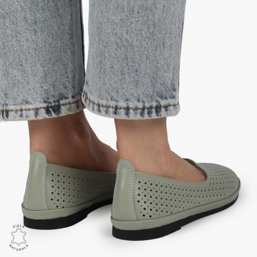 BALERINI dama din Piele naturala PERFORATA SLIP-ON LF1358 BARILLA - Img 4