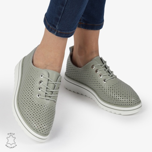 Pantofi casual dama din Piele naturală LF0113 BARILLA - Img 2