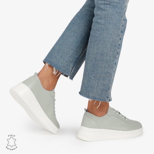 Pantofi Casual de dama din Piele Naturala LF1206 BARILLA - Img 4