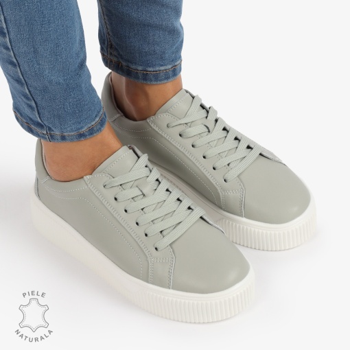 Pantofi Casual de dama din Piele Naturala LF1222 BARILLA - Img 2