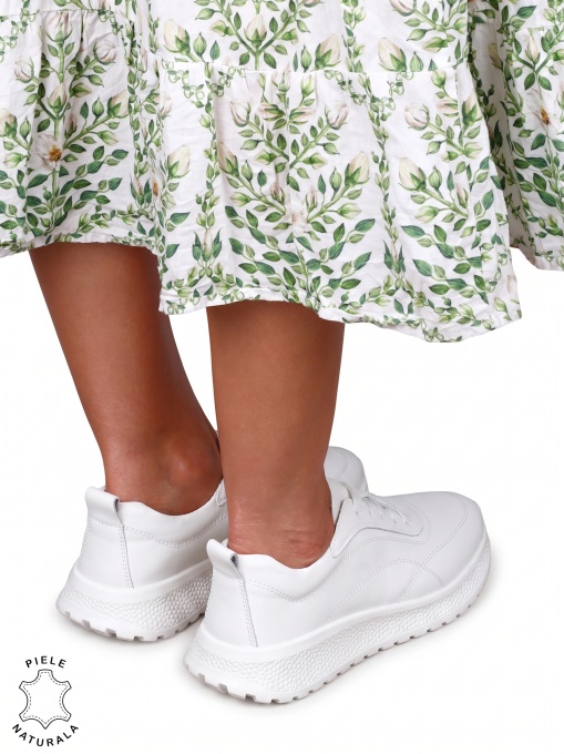 Pantofi damă din piele naturală cu aspect elegant LF1816 - Img 3