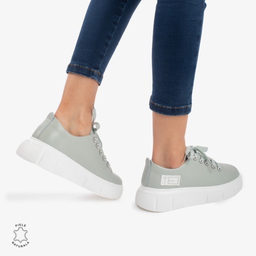 Pantofi Casual de dama din Piele naturala LF0527 BARILLA - Img 2