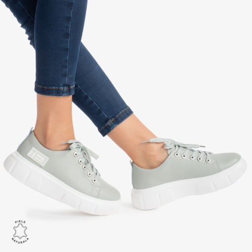 Pantofi Casual de dama din Piele naturala LF0527 BARILLA - Img 3