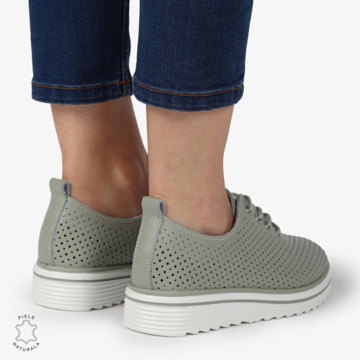 Pantofi casual dama din Piele naturală LF0113 BARILLA - Img 4